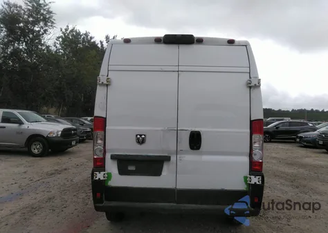 2019 Ram Promaster 2500 High Roof 159 Wb из США, поврежденный, VIN 3C6TRVDG7KE557772